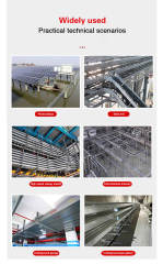 Cable tray, 100-100mm perforated cable tray, galvanized sheet