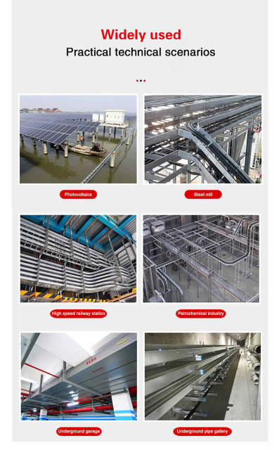 Cable tray, 100-100mm perforated cable tray, galvanized sheet