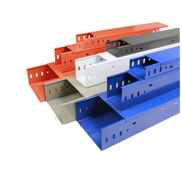 Cable ladder bridge, perforated aluminum spray trough bridge