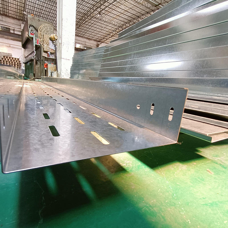 Perforated Cable Tray Roll Forming Machine Length 2m-6m Perforated Metal Cable Tray