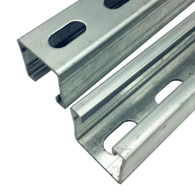 Aluminum Hot Rolled Cold Formed Standard Size Solar Strut Made Metal Bracket Strut Channel