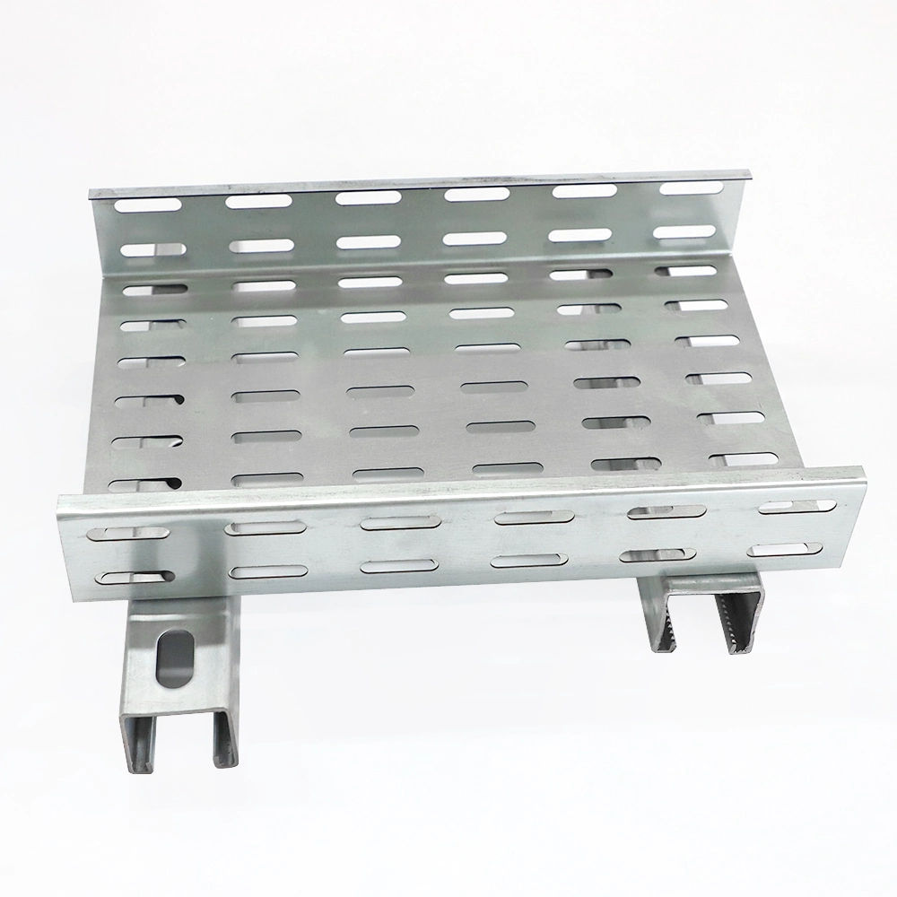 Galvanized Steel Trough Cable Tray And Perforated Cable Tray Supporting System
