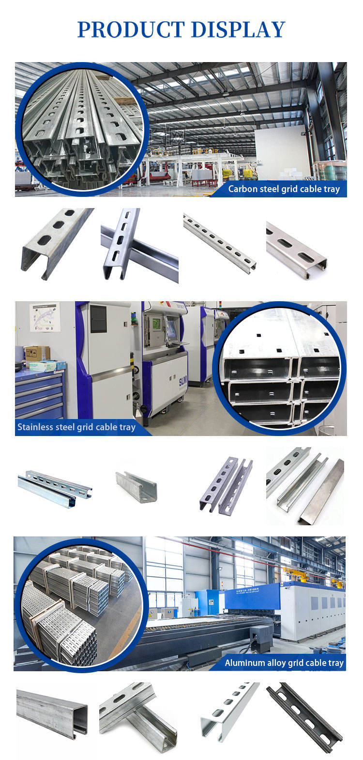 C-slot Durable Support Slot Cable Tray