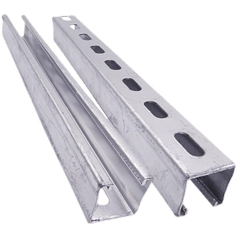 Aluminum Hot Rolled Cold Formed Standard Size Solar Strut Made Metal Bracket Strut Channel