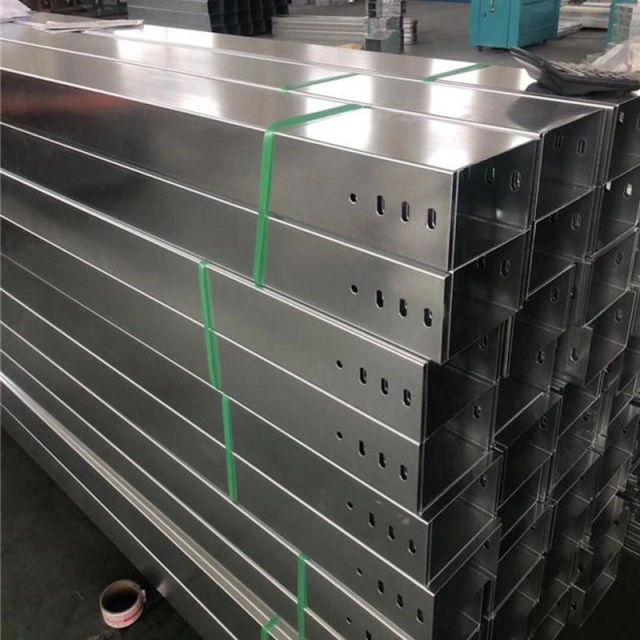 Customized 50mm-300mm fireproof cable tray stainless steel and aluminum ladder cable tray