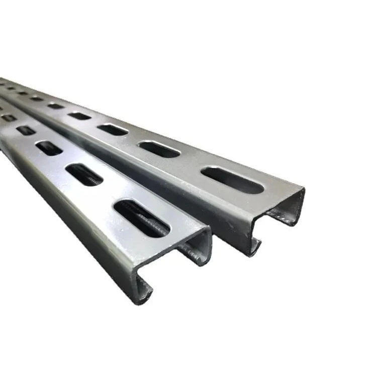 Aluminum Hot Rolled Cold Formed Standard Size Solar Strut Made Metal Bracket Strut Channel