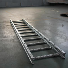 Galvanized Steel Trough Cable Tray And Perforated Cable Tray Supporting System