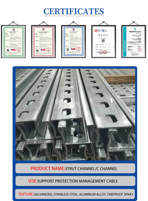C-slot Durable Support Slot Cable Tray
