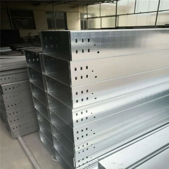 Customized 50mm-300mm fireproof cable tray stainless steel and aluminum ladder cable tray