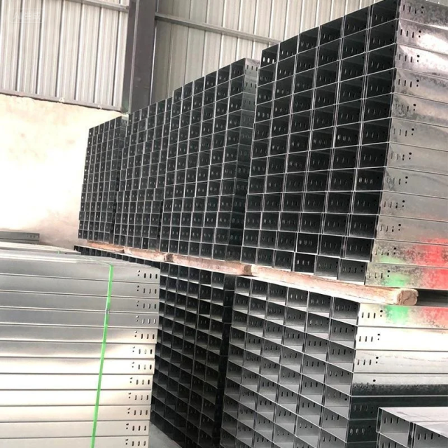 High Quality Fully Enclosed Cable Tray Galvanized Fireproof Spray Painted Cable Tray Trunking