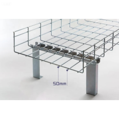 200mm 100mm size basket mesh galvanized steel wire cable tray