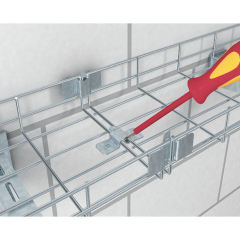 Stainless Steel SS304 Wire Mesh Cable Tray Cover Coupler Accessories