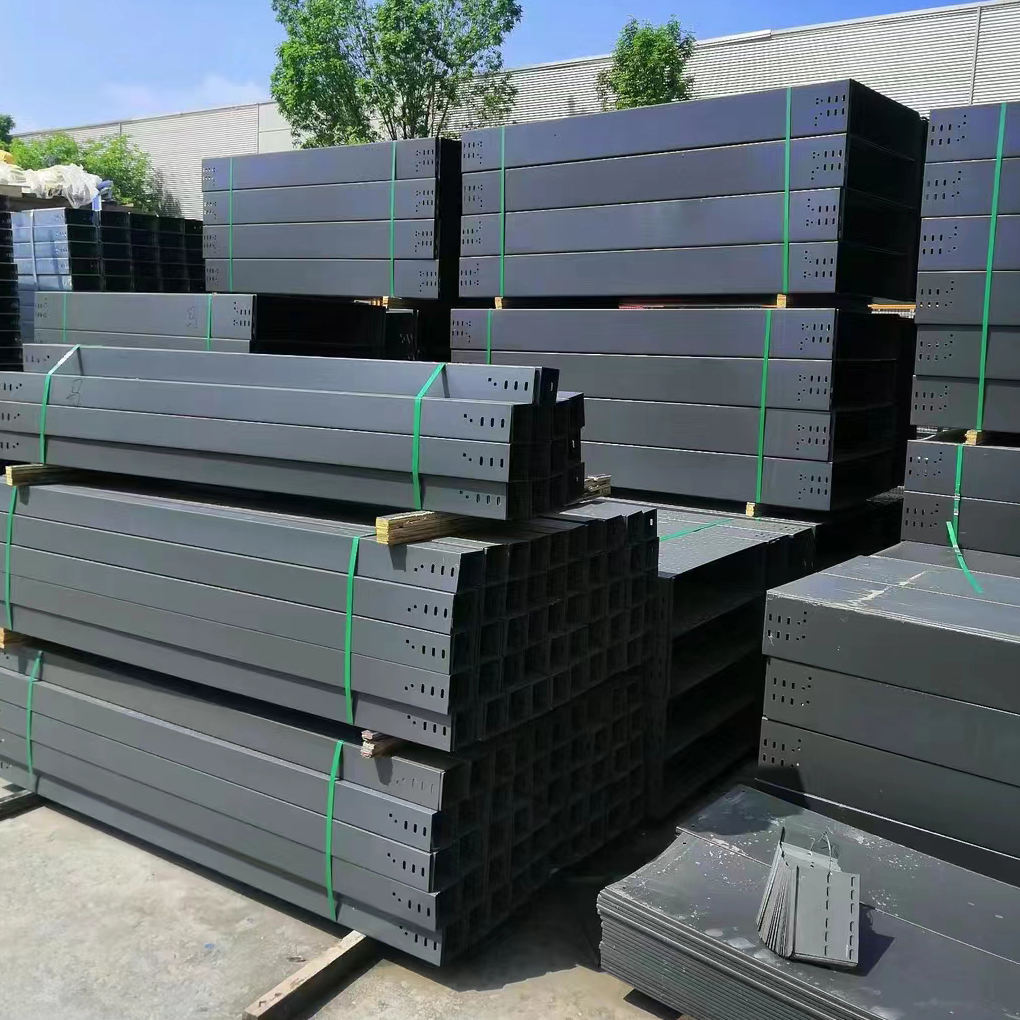 Stainless steel perforated cable tray