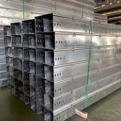 Structured Wiring Heavy Duty Straight Steel Galvanized Cable Tray Cable Trunking Sizes