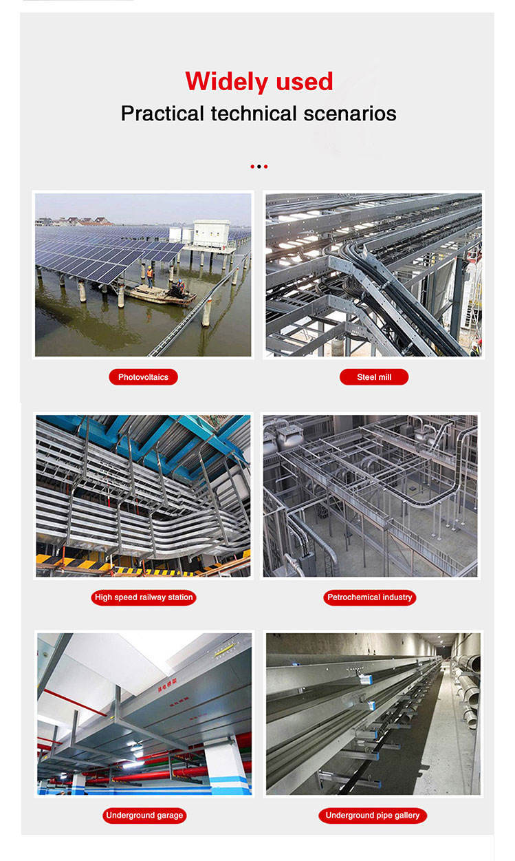 Fireproof Steel Cable Tray and Plastic Sprayed Tray Type Trough Cable Metal Trunking