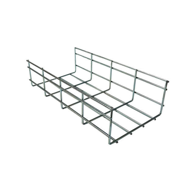 200mm 100mm size basket mesh galvanized steel wire cable tray