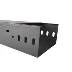 Grey Color 40x25mm Flame Retardant Electrical Protect Cable Plastic Duct Trunking Floor Cable Trunking