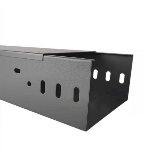 Grey Color 40x25mm Flame Retardant Electrical Protect Cable Plastic Duct Trunking Floor Cable Trunking