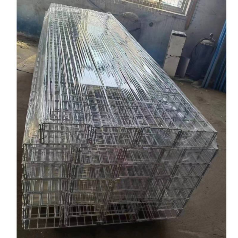Galvanized Mesh Grid Steel Hanging Cable Tray CE  Wire Mesh Cable Tray