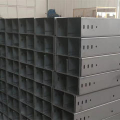 Grey Color 40x25mm Flame Retardant Electrical Protect Cable Plastic Duct Trunking Floor Cable Trunking