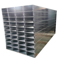 Outdoor Used Hot Dip Galvanized Cable Tray Cable Trunking For Chemical Plant Factory Airport Construction Project