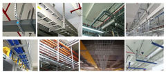 Fireproof Accessories Galvanised Cable Trunking Fittings Raceway Cable Channel with Cove