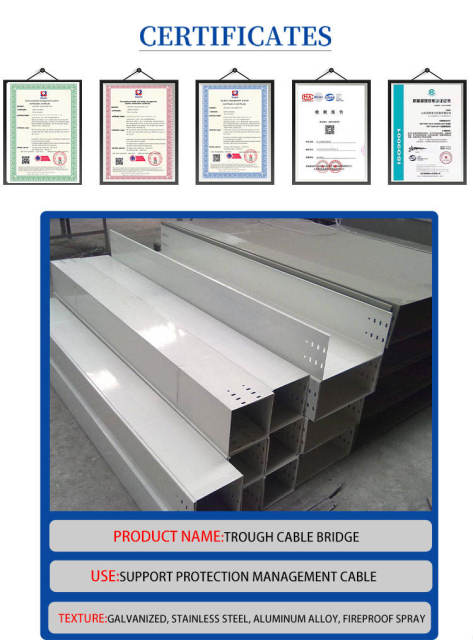 The cable tray system adopts electrostatic spraying