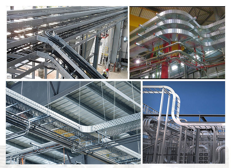 200mm 100mm size basket mesh galvanized steel wire cable tray