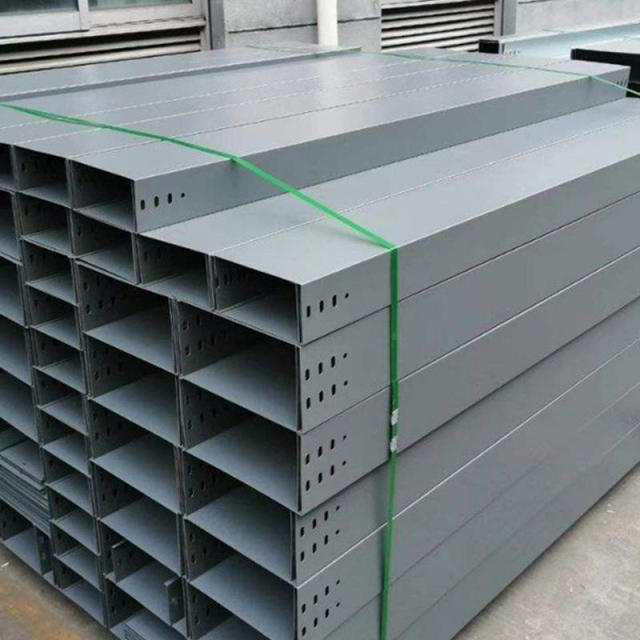 Structured Wiring Heavy Duty Straight Steel Galvanized Cable Tray Cable Trunking Sizes