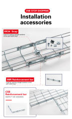 Stainless Steel Basket Bracket Wire Mesh Cable Bracket