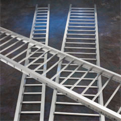 Horizontal ladder cable tray support system
