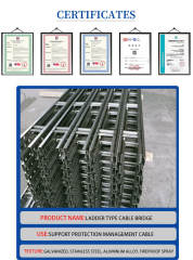 High quality galvanized steel cable ladder bridge