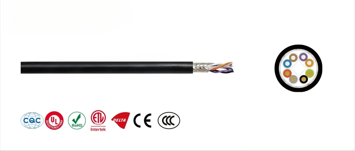 RVVSP Copper Core PVC Insulated PVC Sheathed Twisted Pair Shielded Flexible Wire