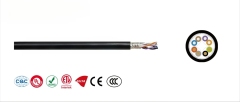 RVVSP Copper Core PVC Insulated PVC Sheathed Twisted Pair Shielded Flexible Wire
