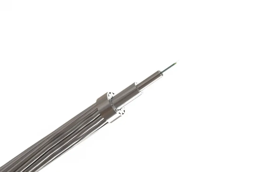 LIGHTNING RESISTANT CENTRAL STAINLESS STEEL TUBE OPGW WITH COMPRESSED WIRES