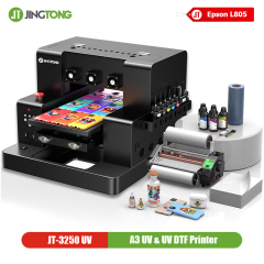 Compact Hybrid A3 L805 UV Flatbed Cylinder Printer