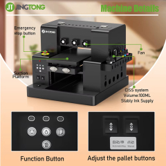 Compact Hybrid A3 L805 UV Flatbed Cylinder Printer