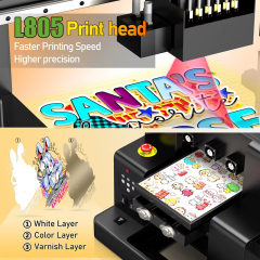 Compact Hybrid A3 L805 UV Flatbed Cylinder Printer