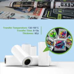 Cold & Hot-Peel Single-Sided DTF Transfer Film for Apparel Printing