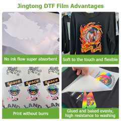 Hot & Cold Peel All-in-One Double-Sided Matte DTF Film for All Fabrics