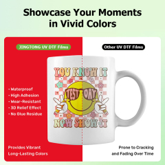 Premium UV DTF AB Film – Polymer Cold Transfer Film with High Ink Absorption & Waterproof for Any UV Printers