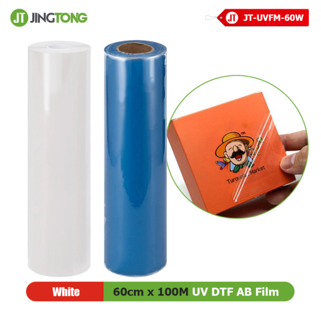 Low-Tacky UV DTF Film – Printable Transfer Film Solution for Paper Packaging Transfer industry Sticker Applications