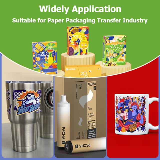 Low-Tacky UV DTF Film – Printable Transfer Film Solution for Paper Packaging Transfer industry Sticker Applications