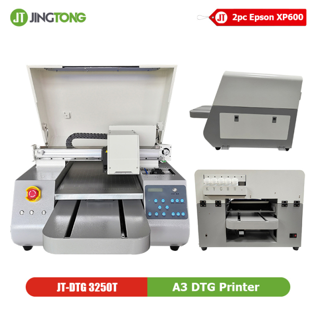 Desktop A3 Plus Direct-to-Garment (DTG) Printing Machine – Dual Epson XP600 Heads T-Shirt Printer for Small Business