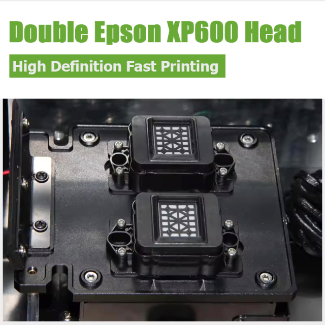 A3 Desktop DTF Printer with Dual Epson XP600 Heads – Compact Direct-to-Film Printer for T-Shirts & Hoodies