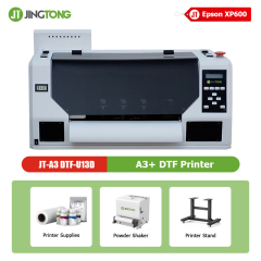 XP600 Dual Head A3+ DTF Printer U13D and Powder Shaker Oven