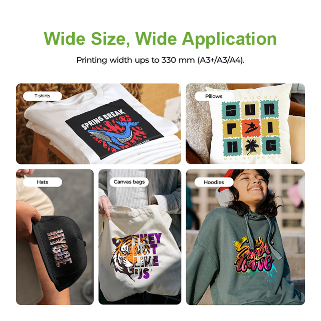 Small Business A3 DTF Printer – Affordable Direct-to-Film T-Shirt Transfer Printer with XP600 Printhead