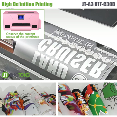 A3 DTF Direct T-shirt Printing Machine - Commercial  Small Textile Printer for Home Use