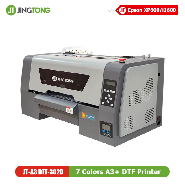 7-Color A3 Roll to Roll DTF Printer – Epson XP600 / i1600-A1 High-Precision T-Shirt Printing Machine