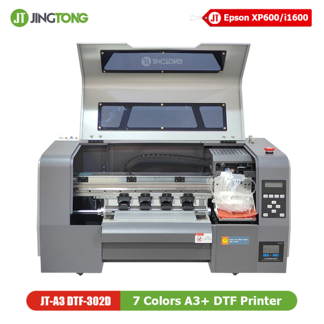 7-Color A3 Roll to Roll DTF Printer – Epson XP600 / i1600-A1 High-Precision T-Shirt Printing Machine